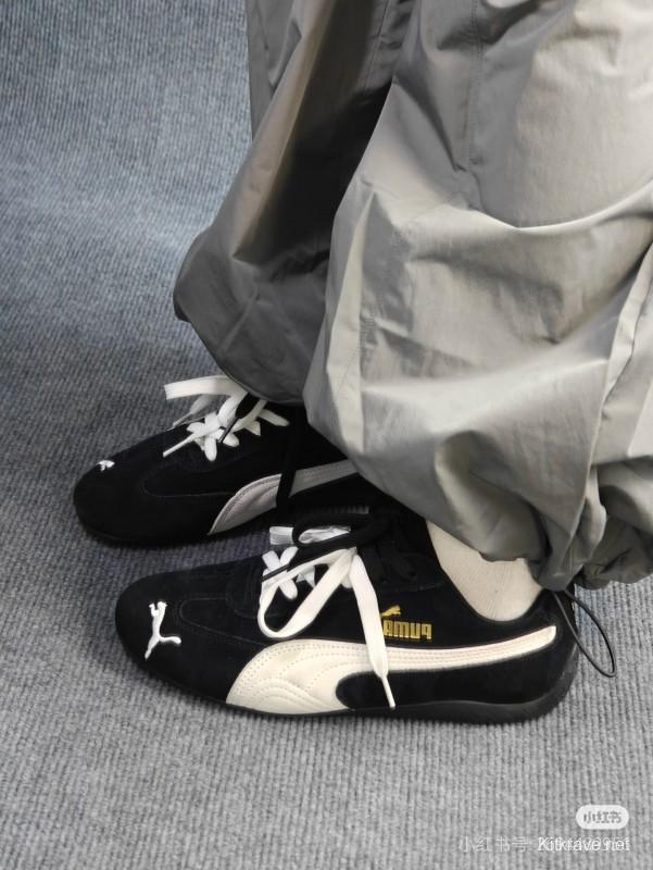 2025 Men Puma Black White Suede Sneakers KFY00260