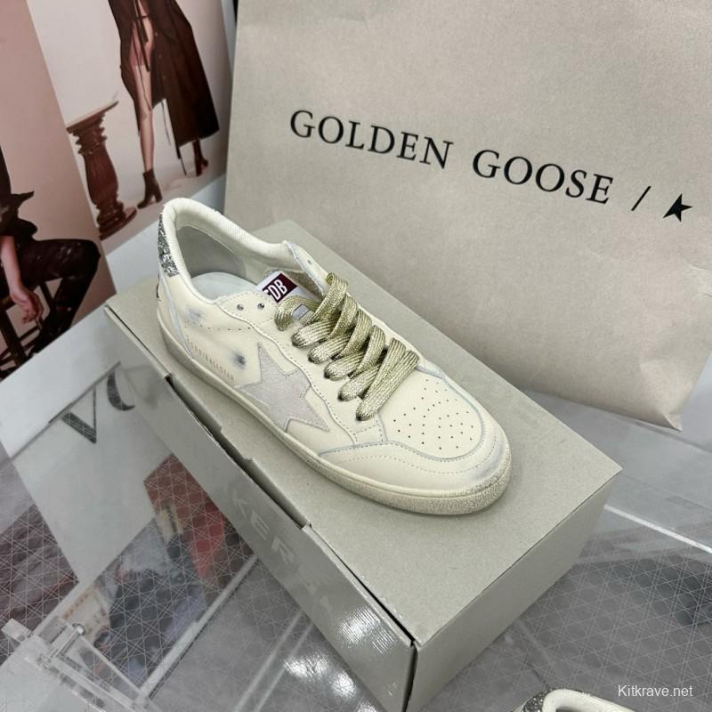 2024 Unisex GGDB White Grey Leather Suede Sneakers MJ00260