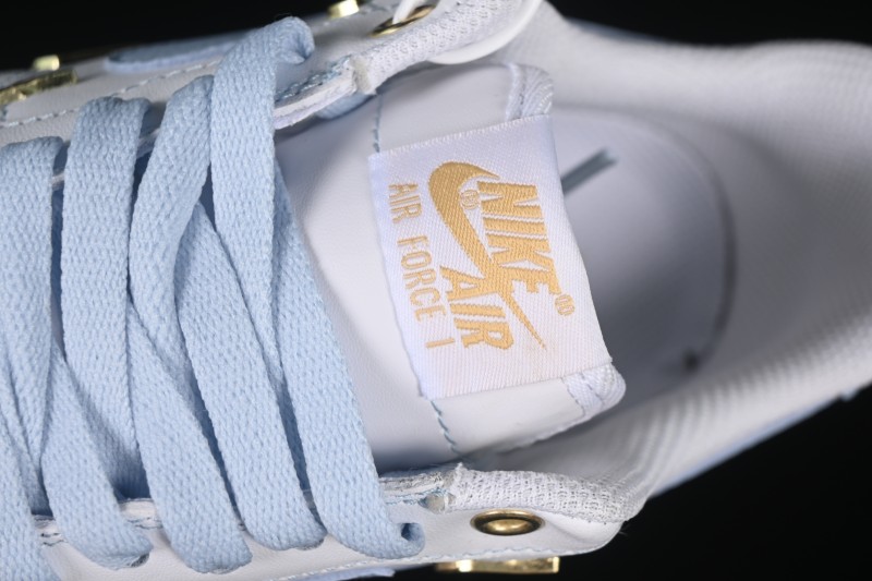 Nike Air Force 1 '07 Low Custom 2D Theme Four Hook Sky Blue Casual Sneakers - ZH0316-084