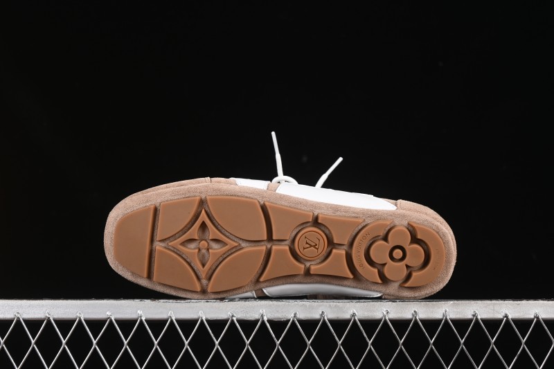 Louis Vuitton Sneakerina Round Toe Lace-Up Ballet Style Flat Training Shoes - N.F6