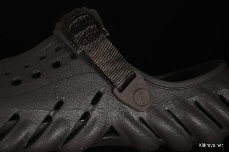 Crocs Bobs Flat Heel Closed Toe Slip-On Beach Clog Sandals - B.D4