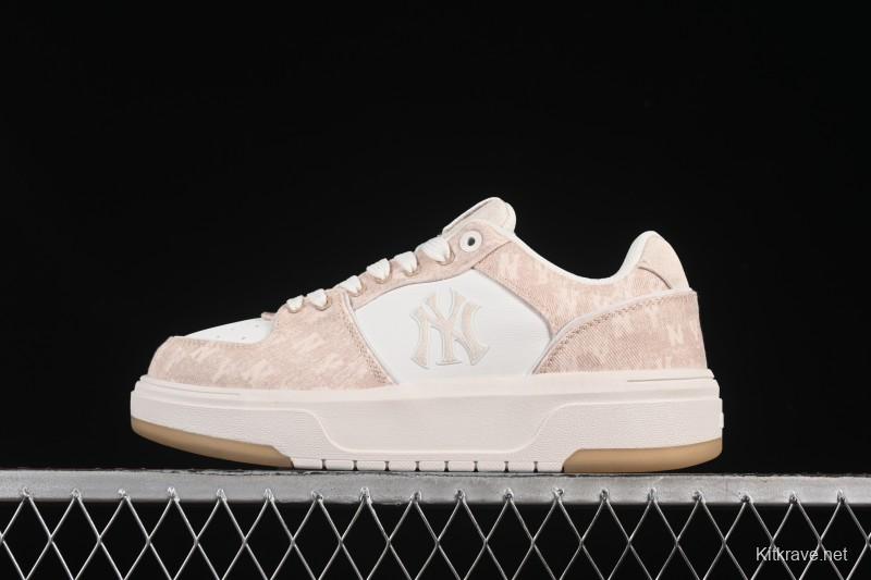 New York Yankees Chunky Liner Embo Monogram Elevated Platform Casual Running Shoes - 3ASXV015N50BGS