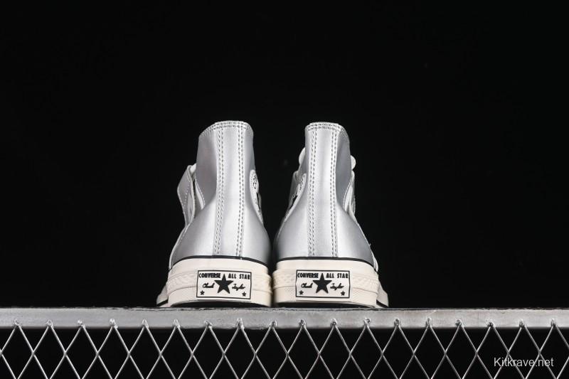 Converse Chuck 1970s Future Silver High-Top Casual Sneakers - A15187C