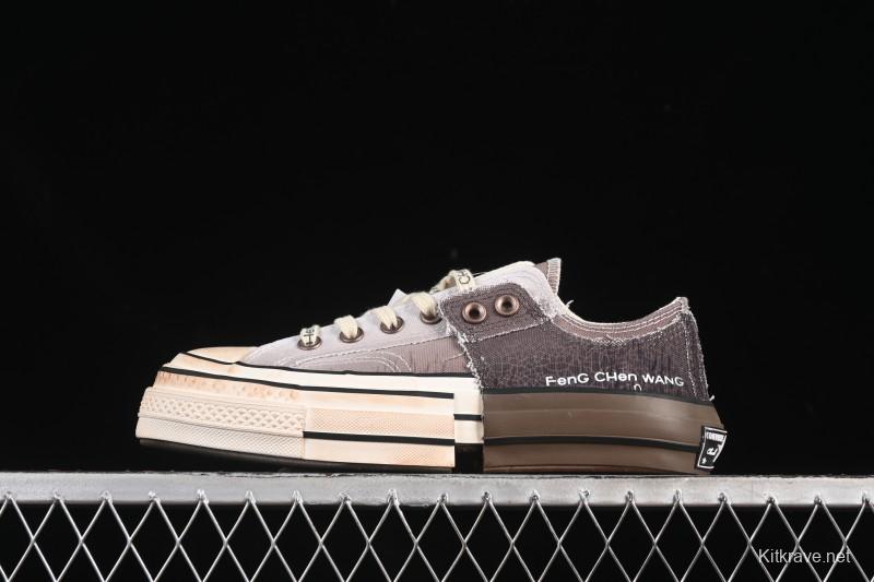 Converse Chuck 70 Low Feng Chen Wang Collaboration Deconstructed Canvas Sneakers - A15741C