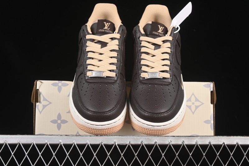 Nike Air Force 1 '07 Low LV Collaboration Coffee Brown Casual Sneakers - LW9279-007