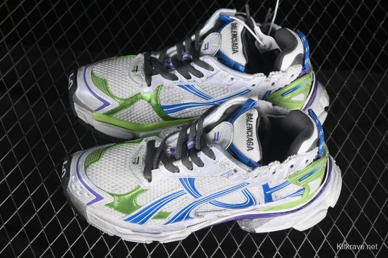 Balenciaga Runner Kith Four Color Retro Casual Shoes - W3RMU9043