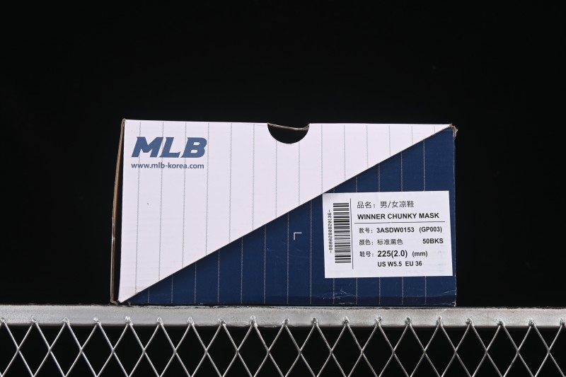 Adidas NY MLB Winner Chunky Mask New York Yankees Height Increase Platform Sandals - 3ASDW015350BKS