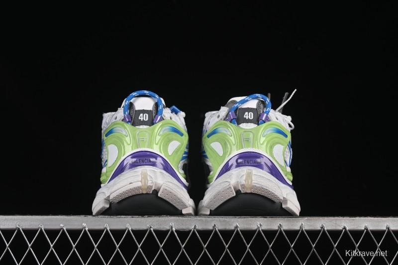 Balenciaga Runner Kith Four Color Retro Casual Shoes - W3RMU9043