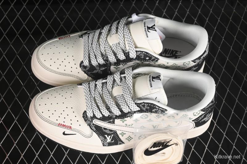 Nike Travis Scott x Fragment Design x Air Jordan 1 Low OG SP AJ1 Low Top Casual Sneakers - YX5066-327