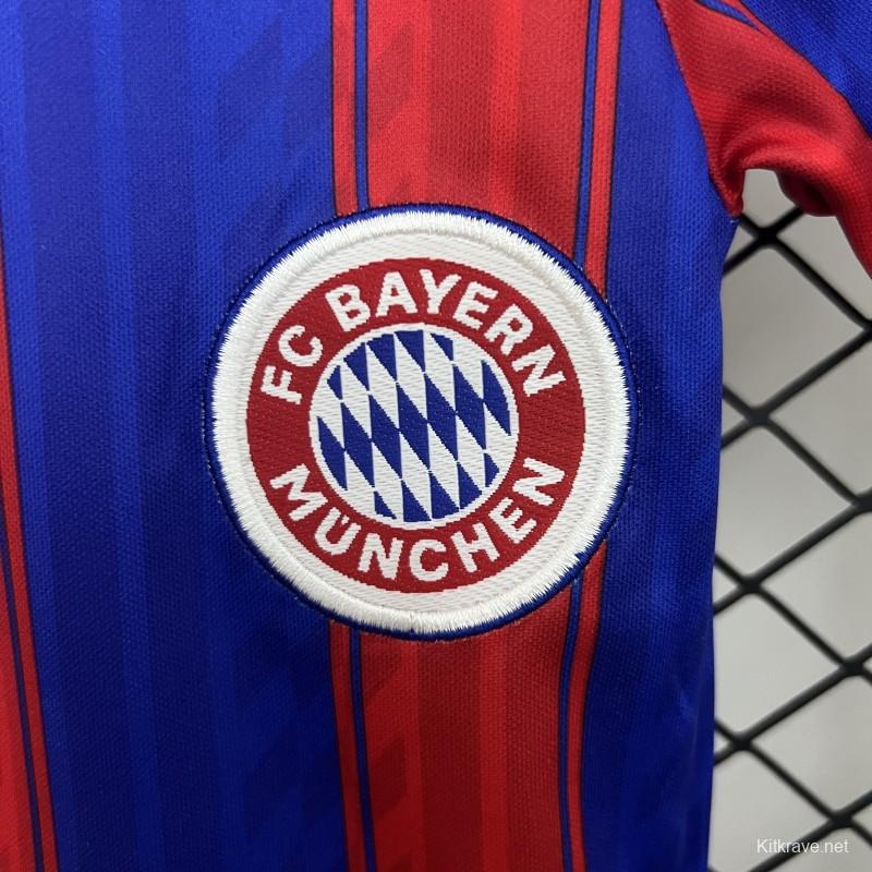 Retro 95/97 Kids Bayern Munich Home Size 16-28 Jersey