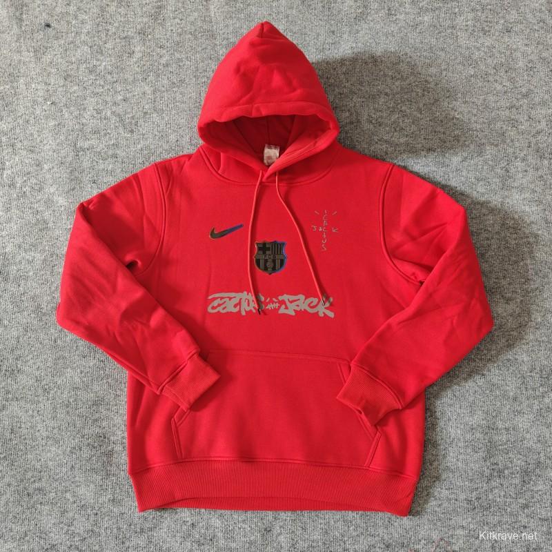 25/26 Barcelona Black Cactus Jack Hoodie -7 Colors