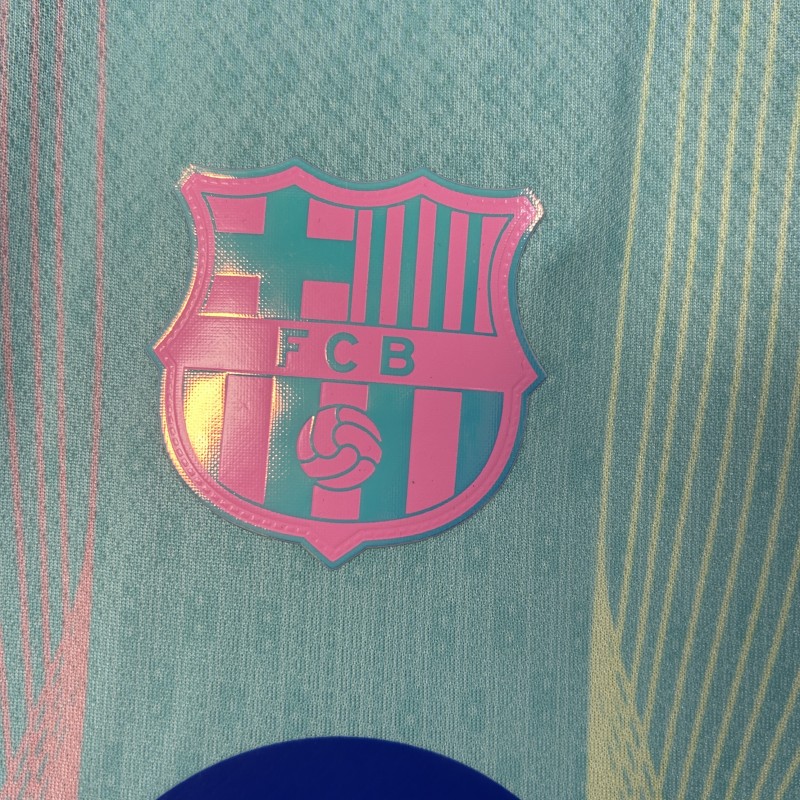 25/26 Kids Barcelona Blue Gradient with Spotify Jersey