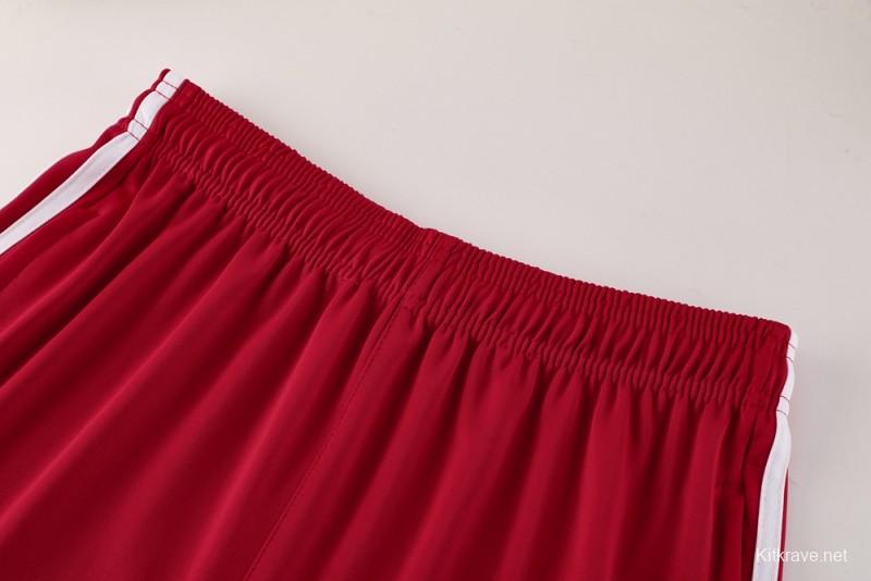 2025 Adidas Red Short Sleeve Jersey+Shorts