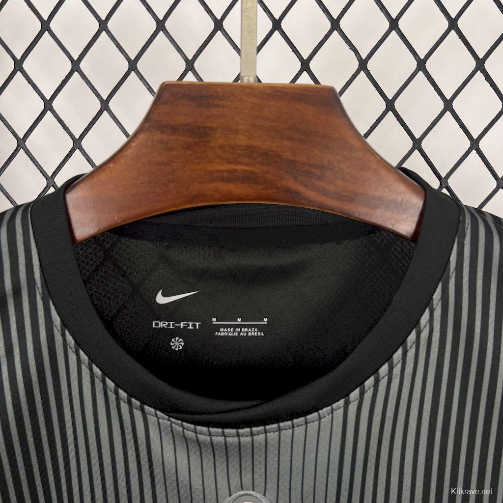 2025/26 Corinthians Black Goalkeeper Jersey