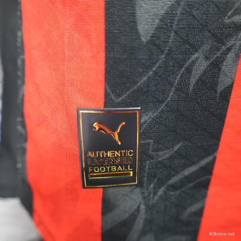 Player Version 25/26 AC Milan Home Long Sleeve Jersey