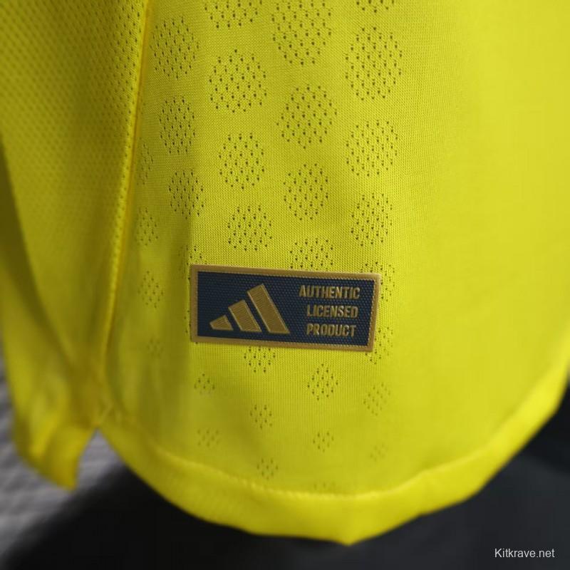 Player Version 25/26 Club America Home Long Sleeve Jersey