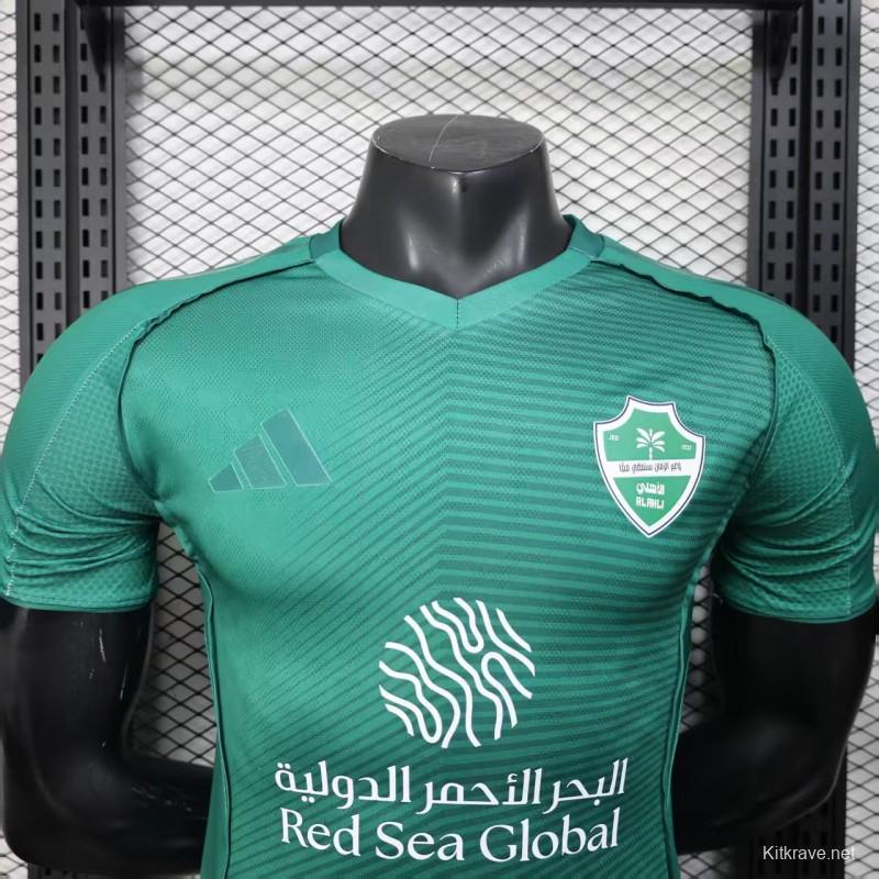 Player Version 25/26 Al-Ahli Away Green Jersey