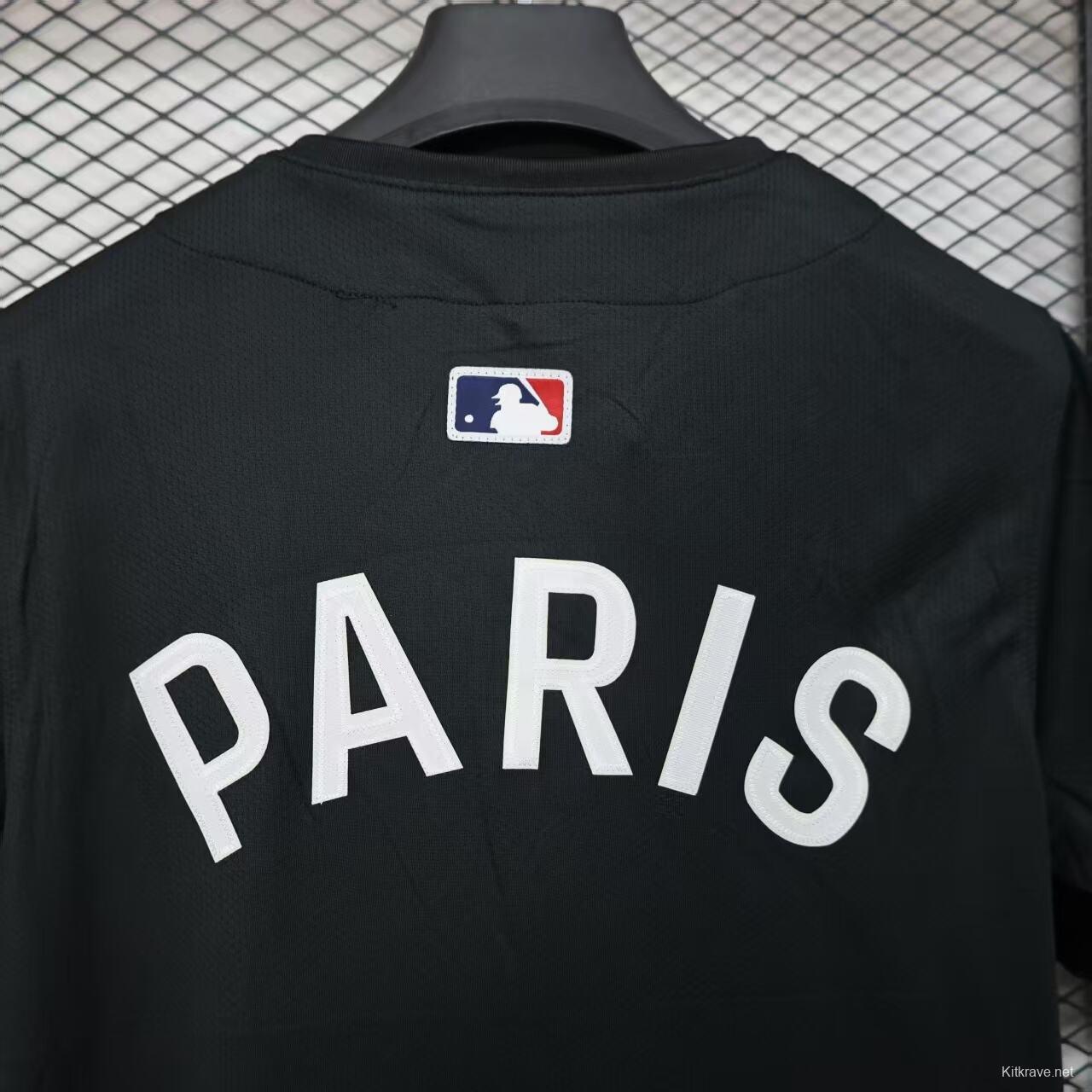 25/26 PSG Baseball Black Special Jersey