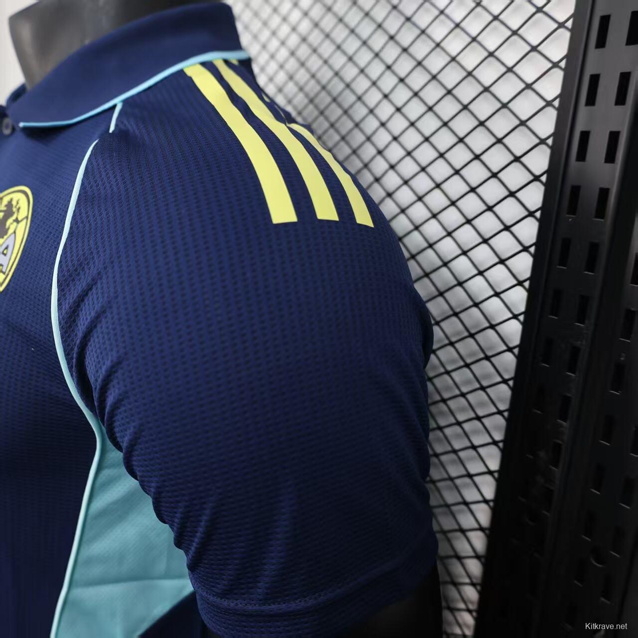 Player Version 25/26 Club America  Special Blue Pre-Match Jersey