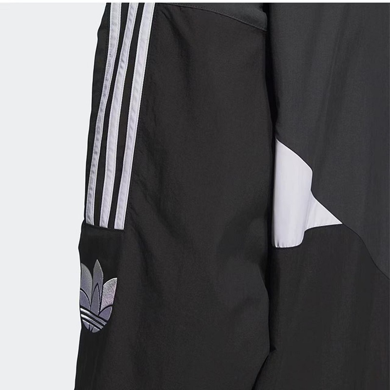 2025 Adidas Black/White Windbreaker