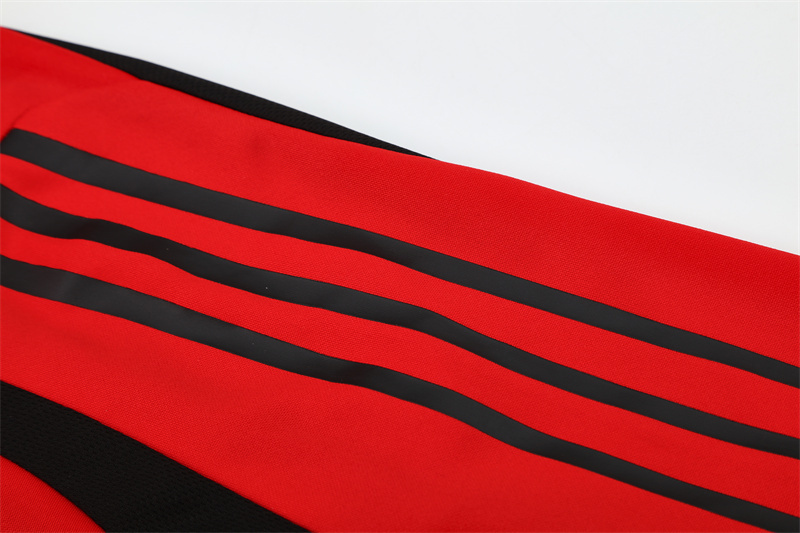 Retro 04/05 AC Milan Red Half Zipper Jacket