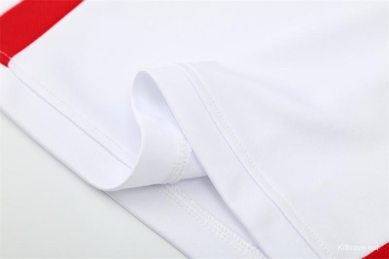 Retro 03/04 AC Milan White Half Zipper Jacket