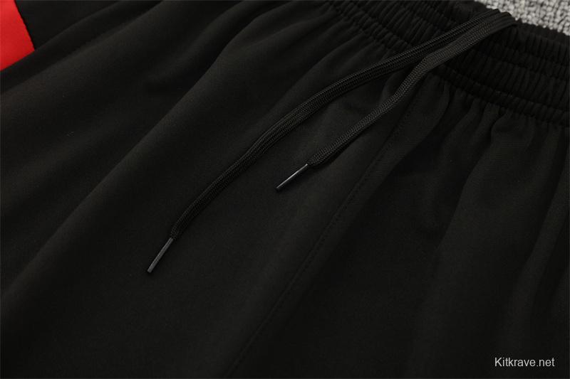 25/26 Portugal Red Half Zipper Jacket+Long Pants