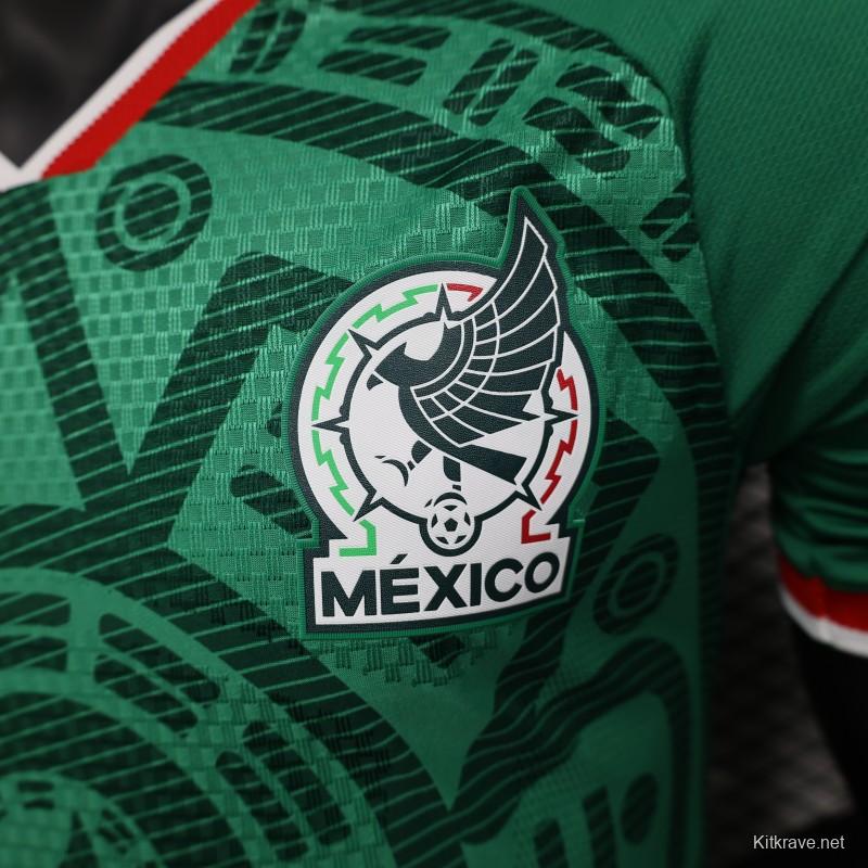 Player Version 2025 Mexico Home Jersey
