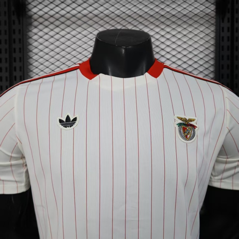 Player Version 25/26 Benfica White Casual Jersey