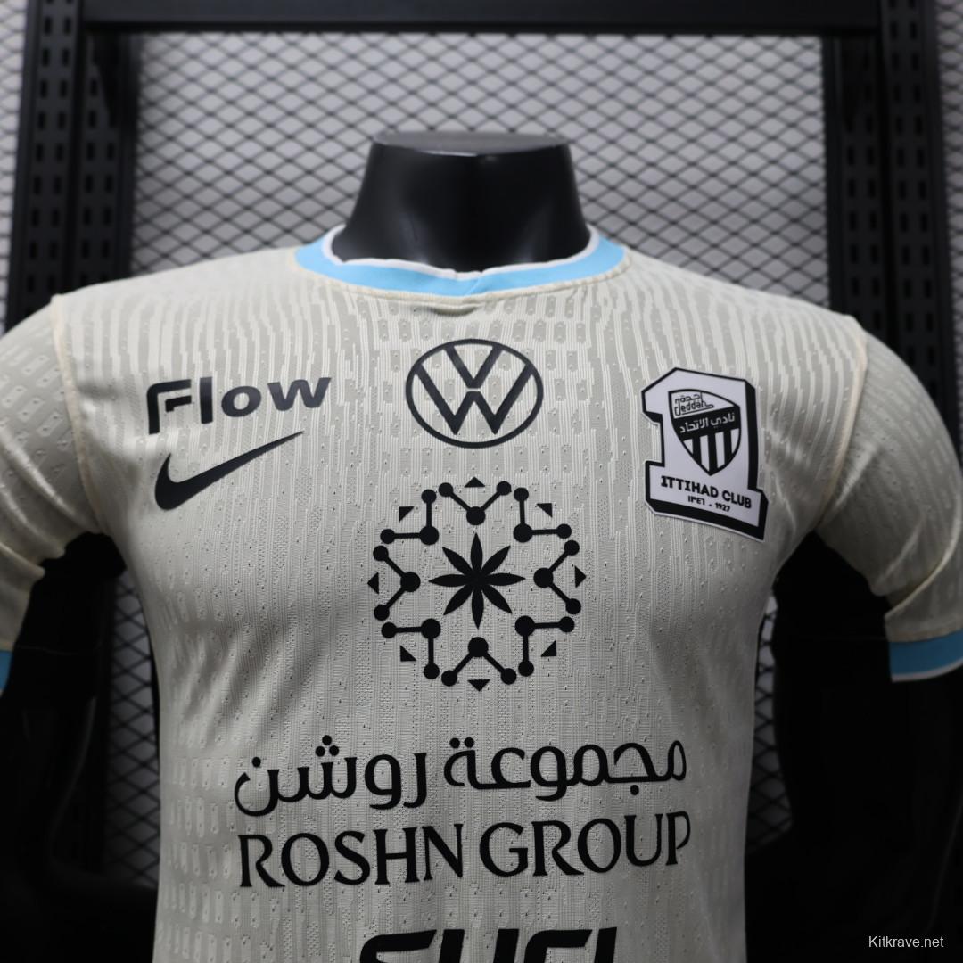 Player Version 25/26 Al-Ittihad Away WHITE Jersey