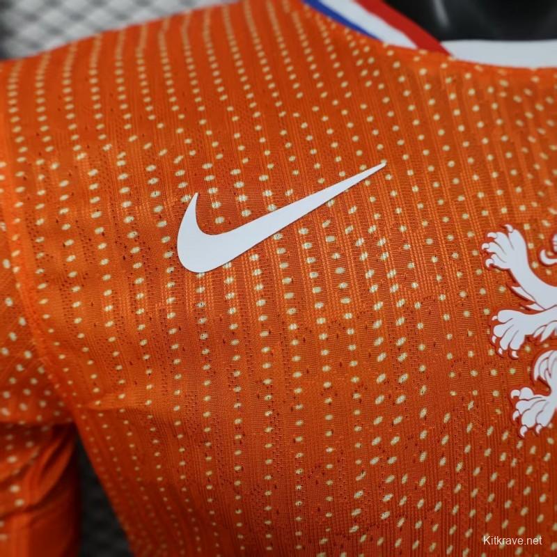Player Version 2025 Netherlands Home Jersey