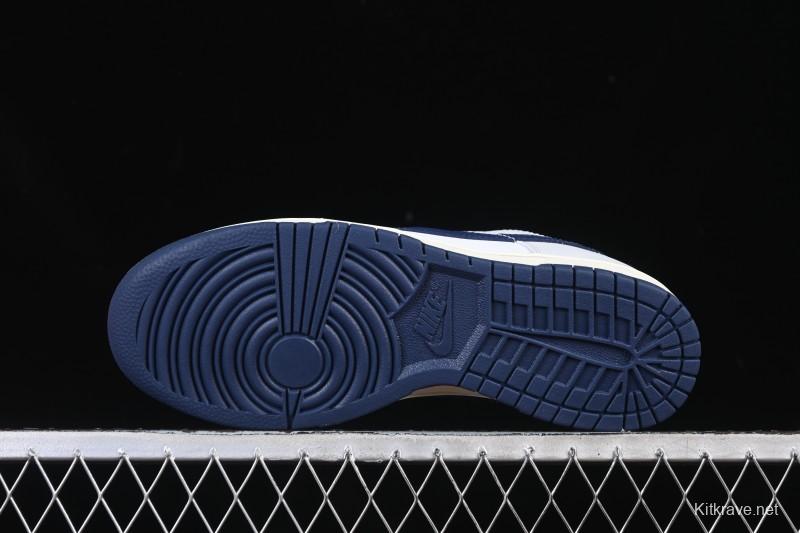 Nike SB Dunk Low Blue White Gray Colorway Low-Top Casual Skate Shoes - IM2222-101
