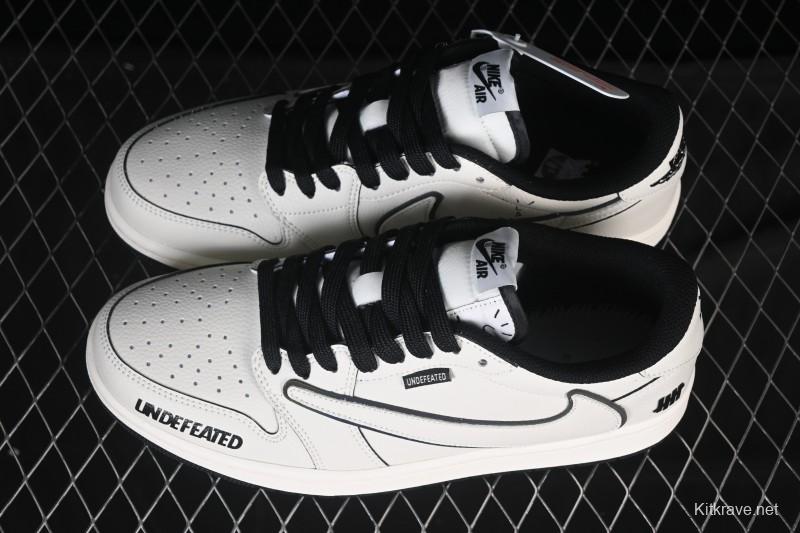 Nike Travis Scott x Fragment Design x Air Jordan 1 Low OG SP AJ1 Low Top Casual Sneakers - DF1845-531