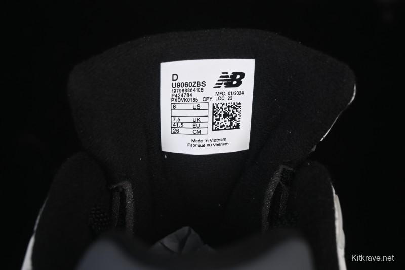 New Balance Retro Casual Running Shoes with ABZORB Cushioning - U9060ZBS