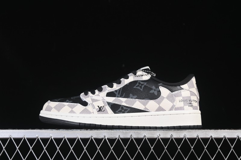 Nike Travis Scott x Fragment Design x Air Jordan 1 Low OG SP AJ1 Low-top Casual Sneakers - SC0601-050