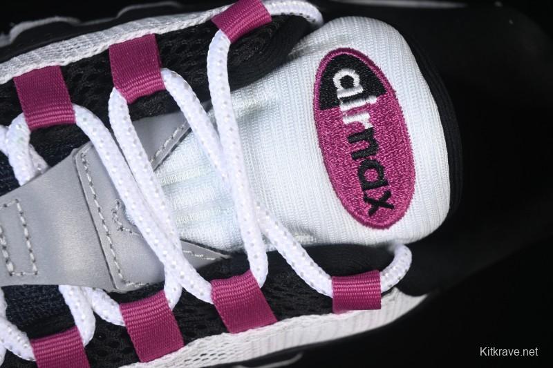 Nike Air Max 95 Retro Cushioned Running Shoes with Air-Sole Unit - HF7545-100