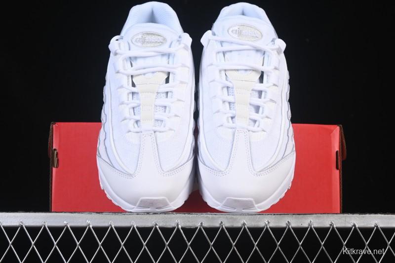 Nike Air Max 95 Retro Cushioned Running Shoes with Air Sole - CT1268-100