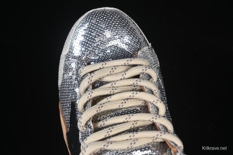 Golden Goose True Star Distressed Leather Sneakers - GGDB