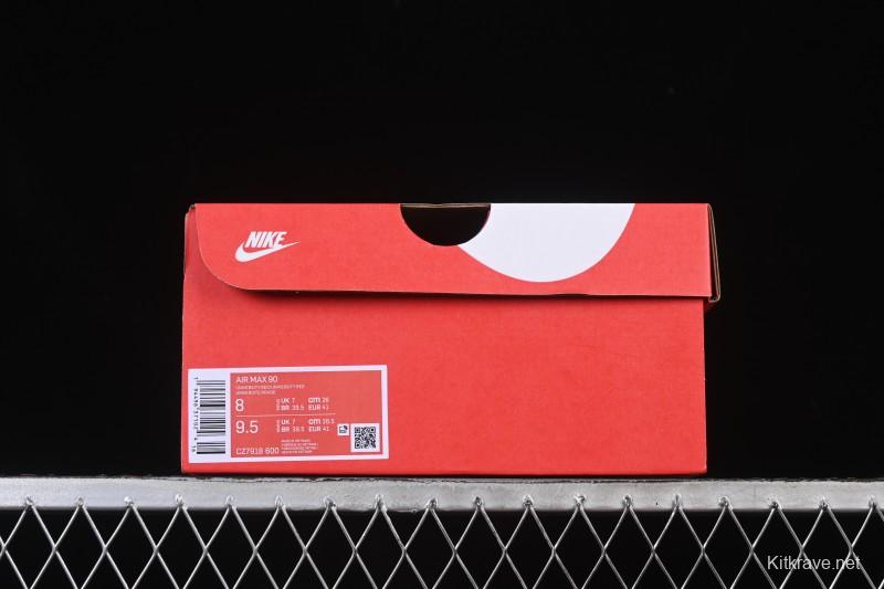 Nike Air Max 90 Retro Running Shoes with Air Cushion - CZ7918-600