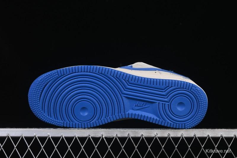 Nike Air Force 1 '07 Low LV Collaboration Mesh Panel Light Blue Low-Top Casual Sneakers - QW5836-025