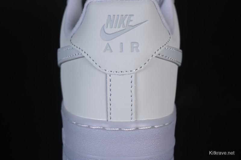 Nike Air Force 1'07 Low Casual Sneakers with Full-Length Air Cushion - CJ9179-002