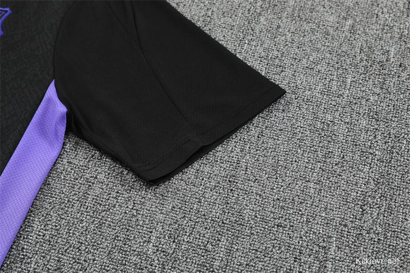 25/26 Barcelona Black Joint Edition with XS Short Sleeve+Soccer Shorts