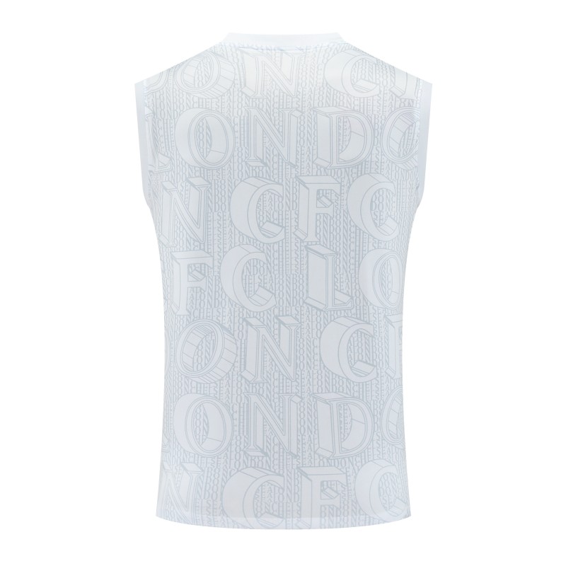 25/26 Chelsea White Vest Jersey+Shorts