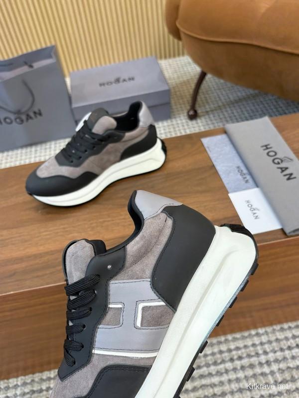 Hogan H-STRIPES Series Couple High Platform Chunky Dad Sneakers - AS00350