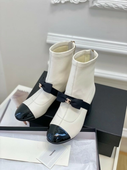 Chanel 2025 SS Bow Mary Jane Ankle Boots - LY00320