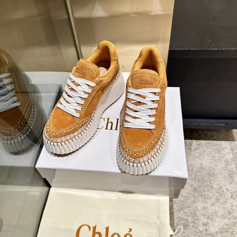 Chloe 2025/SS Hand-Stitched Casual Shoes - LY00350