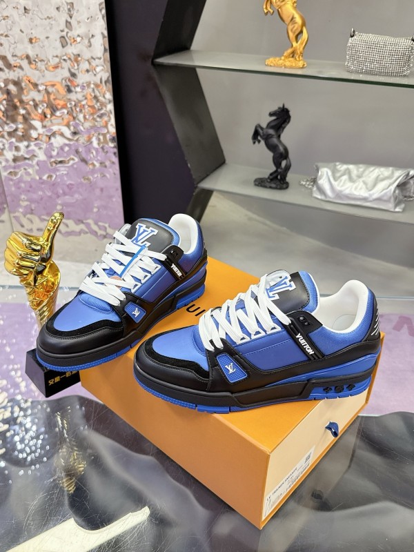 Louis Vuitton Trainer Series Couple Casual Sneakers Skate Shoes - AS00400