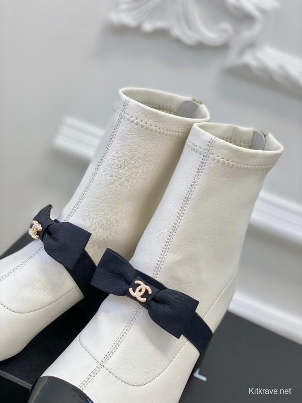 Chanel 2025 SS Bow Mary Jane Ankle Boots - LY00320