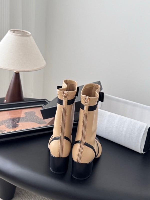 Chanel 2025 SS New Bow Ankle Boots - LY00