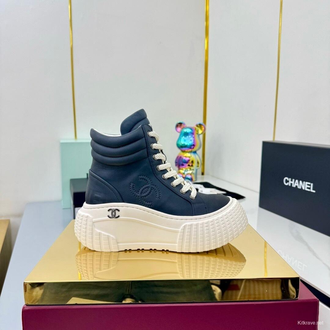 Chanel 2025 SS Short Boots Essential Fall Winter Heavy Duty Style - LY00400